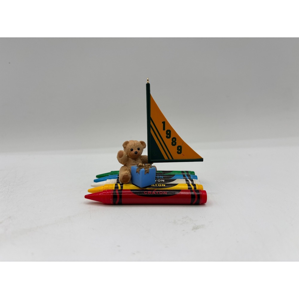 Hallmark Keepsake Ornament 1989 Vintage Bright Journey 1st in Crayola Series
